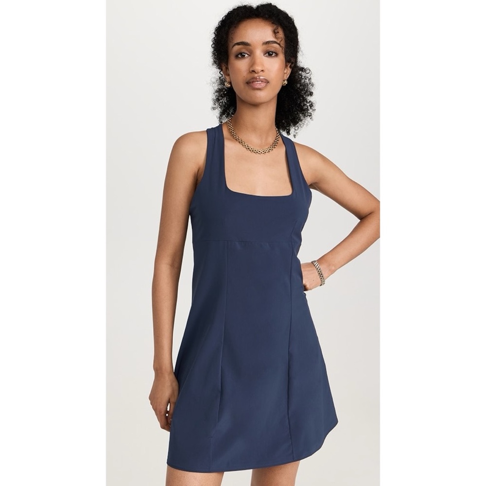 New Women’s Outdoor Voices Navy Blue Cross back Dress size XL